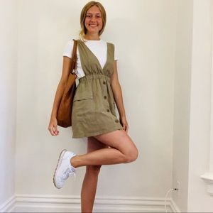 ZARA olive dress